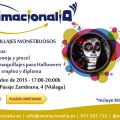 Curso de maquillajes monstruosos Málaga 2015. Animacionalia. Halloween. 2 de Octubre de 2015. Monstruos.